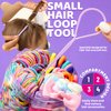 YGDZ Hair Accessories for Girls, Hair Ties for Little Girls, Elastic Baby Hair Ties, Rubber Bands for Hair, Bow Hair Clips, Kids Hair Ties, Small Hair Bands for Thin Hair, Toddler Hair Accessories