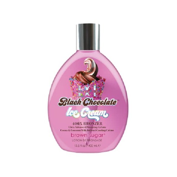 Double Dark Black Chocolate Ice Cream 400X Bronzer 13.5oz
