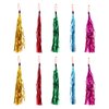 POPETPOP 10pcs Cat Teaser Wand Replacement with Bell Metallic Foil Tassel Cat Wand Toys Interactive Catcher Teaser for Cat Kitten Pet Entertainment Hunting Exercise