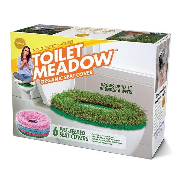 Prank-O Toilet Meadow Prank Gift Box – Empty Box for Wrapping Real Presents – Hilarious Fake Packaging for Birthdays, Christmas, and Holidays – Fun Gag Gift Box for Men, Women, and Kids