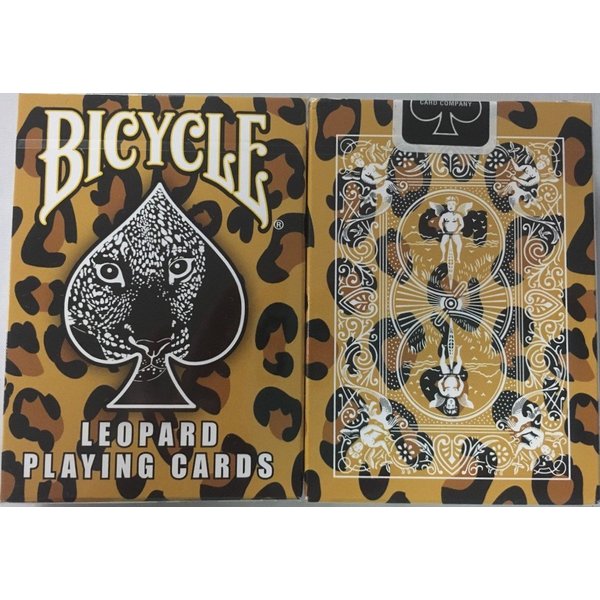Bicycle Leopard Deck Playing Cards - Leopard Skin Back Design