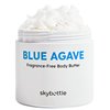 skybottle Unscented Blue Agave Body Butter Cream Lotion, Intense Hydration, Vegan Certified, Hyaluronic Acid, For Chapped Dry Skin, For Men, Women, Baby, Kids, 9.8 Fl. Oz