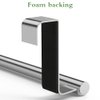 Towel Rack for Cabinet, Strong Steel Kitchen Over Cabinet Towel Bar Holder, 9" Wide - 2 Pack