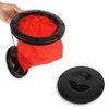 Kayak Boat Cover Deck Hatch with Hole Threaded Lid for Kayak Boat Kit Contain Red Pocket