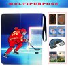 400 Pockets Hockey Cards Binder,Trading Cards Holder Card Collectors Album,Trading Card Binder 4 Pocket with 50 Removable Sleeves for Hockey Card and Sports Card