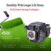 EWO'S Replacement Projector Lamp for ELPLP96 Epson Powerlite Home Cinema 2100 2150 1060 660 760hd VS250 VS350 VS355 EX9210 EX9220 EX3260 EX5260 EX7260 X39 W39 S39 109W V13H010L96 Lamp Bulb Replacement
