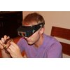 Headband Magnifier Headset - Magnifying Visor with 4 Real Glass Optical Lens Plates (1.5X, 2X, 2.5X, 3.5X)
