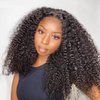 13x6 Lace Front Wigs Human Hair HD Lace Front Wigs Human Hair Pre Plucked Afro Kinky Curly Human Hair Wigs for Women 180% Density 4b/4c Glueless Wigs Human Hair for Women 20 inch