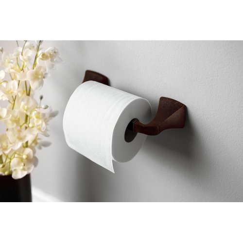 Moen YB5108ORB Voss Collection Double Post Pivoting Toilet Paper Holder, Oil-Rubbed Bronze