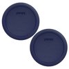 Pyrex 7201-PC Blue 4-Cup Plastic Food Storage Lid, Made in USA - 2 Pack