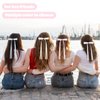 10pcs Hair Clips,Ribbon Bow Hair Ties with Tassel for Girl Women Long Tail bow Solid Satin Bowknot Hair Clips Metal Clips Barrettes for Teen Hair Accessories Black White Beige Blue Pink