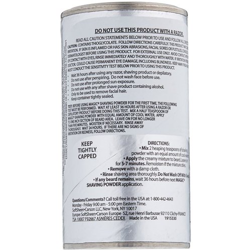 Magic Platinum Shaving Powder 4.5oz. Skin Conditioning (2 Pack)