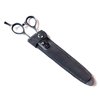Scissors Bag Genuine Leather Scissors Safety Sheath Bag Stylist Scissors Cover Protector Barber Shears Hair Scissor Sheath for Hairdressers Pack of 2 (HJ-BHT01-Grey)