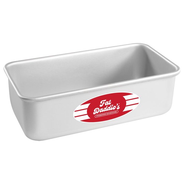 Fat Daddio's BP-5641 Anodized Aluminum Bread Loaf Pan, 6.375 x 3.75 x 2.75 Inch