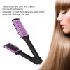 Hair Straightening Double Brush Comb, Brush Hair Straightener, Anti-Static Soft Bristles Brush Comb ABS High Temperature Resistant Hair Straightener Brush for Hairdressing