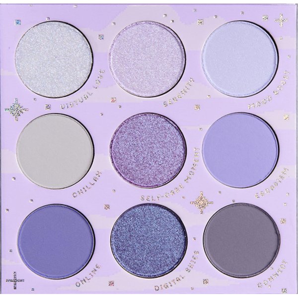 Colourpop LAVISH Eyeshadow Palette Cool Lavender Purple Matte Shimmery Metallic Glitter