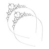 Sibba Princess Crown Tiara Girls Headband Hair Hoop Tiara Rhinestone Crystal Pearl Tiara Tiara Head Crown for Women Girls Wedding Prom Party Costume Christmas Gifts, One Size, Non-Precious Metal, NO