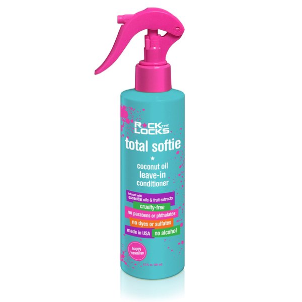 Rock The Locks Coconut Oil Leave-in Conditioner - Deep Moisturizing & Conditioning for All Hair Types (8.5 fl. oz.)