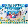 Gone Fishing Birthday Party Decorations Fishing Party Supplies Includes Gone Fishing Birthday Banner Hanging Swirls Background Cake Topper Cupcake Toppers Balloons for Fishing Party Decorations