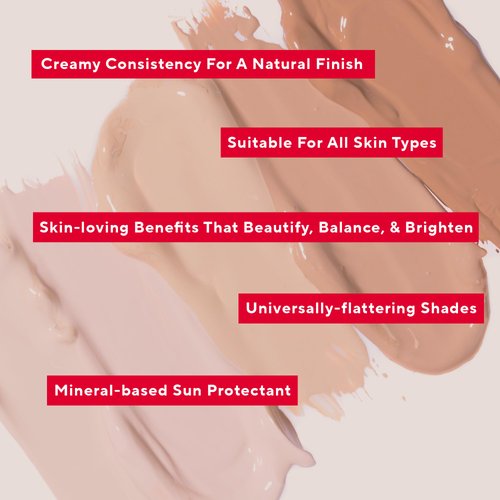 Mirabella Defense CC Creme Hydrating, Soothing Full Coverage Foundation with Mineral SPF 20, CC Cream Foundation with Sunscreen and Hyaluronic Acid Delivers Oil Control with Salicylic Acid, Light