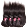 UNice Hair Brazilian Straight Hair 3 Bundles Hair Weft 100% Unprocessed Virgin Human Hair Extensions Weave Natural Color (12 14 16inch)