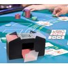 GSE 4-Deck Automatic Card Shuffler, Battery-Operated Electric Shuffler Machines for Playing Cards, Blackjack, Texas Hold'em, Canasta, UNO, Rummy, Bridge, Trade Card Games