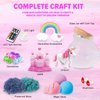 Jumlys Light Up Unicorn Terrarium Kit for Girls, Unicorn Toys for Kids Ages 4, 5, 6, 7, 8-12 Years Old, DIY Unicorn Art and Crafts Kit, Ideal Christmas, Birthday Gifts for Kids 4-6, 6-8, 8-12