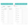 321Done Weekly Plan with Checklist Notepad – 50 Sheets (5.5x8.5) Small – Made in USA - Two Column, Minimalist to-Do Planning Memo Pad, Simple Planner Schedule Inserts Monday Start