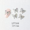 22 Pcs 3D Butterfly Nail Charms Crystals Diamonds Rhinestones,Crystals Diamonds Butterfly Bow for Nail Art Beauty Design Decoration Craft Jewelry DIY