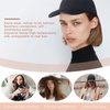 SEGO Baseball Cap with Hair Extensions for Women Heat Resistant Synthetic 6'' Adjustable Short Straight Hairpiece Replacement Wigs in Hat for Girls