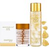 Absolute Gold 24K GOLD PETAL FACIAL TONER - LIFTING EYE GEL (pack 2). 24 KARAT GOLD/COLLAGEN/HYALURONIC ACID. for all skin types.