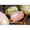 Natural Jade Roller For Face | Puffiness Facial Skin Massager | Anti Aging Wrinkles | Premium Interchangeable Roller | 100% Authentic Jade Stone | Facial Therapy | Rejuvenate Skin