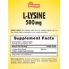 L-Lysine 500mg | 120 Caplets | Free Form Amino Acid | Vegetarian, Non-GMO, and Gluten Free Supplement | by Sundance
