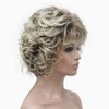 Aimole Women Short Curly Wigs Natural Soft Hair Heat Resistant Full Capless Synthetic Wig (30T613)