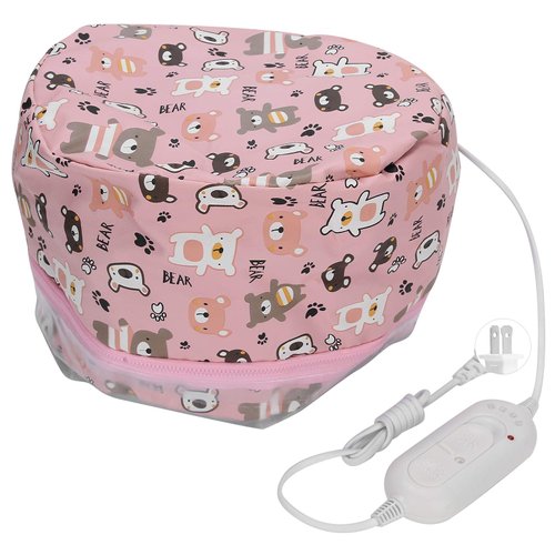 Thermal Heat Treatment Spa Hair Masks, Deep Conditioning Treatments Electric Steamer Hat (US)