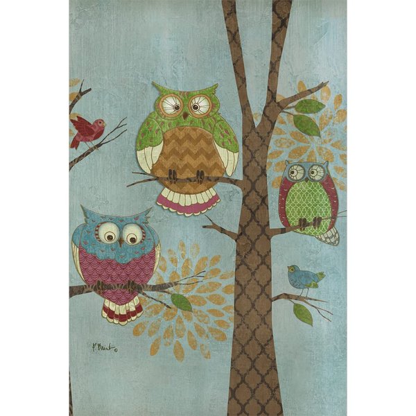 Tree-Free Greetings 12 Pack All Occasion Notecards,Eco Friendly,Made in USA,100% Recycled Paper, 4"x6", Fantasy Owls Vertical (FS66515), Multi