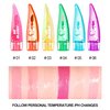 BIOKUSY Lip Glow Color Changing Lip Gloss, pH Reacting Lip Color Thermal Discoloration Tinted Plumping Lip Oil Gloss, Long Lasting Moisture & Natural, Radiant Finish(#04)