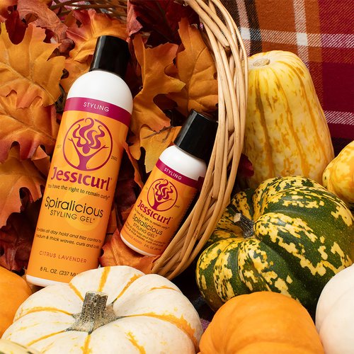 Jessicurl, Spiralicious Gel, Citrus Lavender, 8 Fl oz. Curl Defining, Curly Hair Products, Hair Gel for Curly Hair and Frizz Control, for all hair types