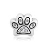 Bella & Beau Polished Silver Charm – Twinkle Toes (Paws & Bones Collection)