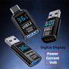 xiwai 3pcs/lot Type-C Adapter with Smart LED Digital Display 10Gbps USB-C to USB3.2 Type-A PD 36W Fast Charging Monitoring Display Tester Detector