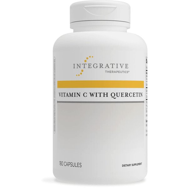 Integrative Therapeutics Vitamin C with Quercetin - Antioxidant Vitamin C Supplement for Immune Support* - Immune Health Supplement for Men & Women* - Vegan - 180 Capsules