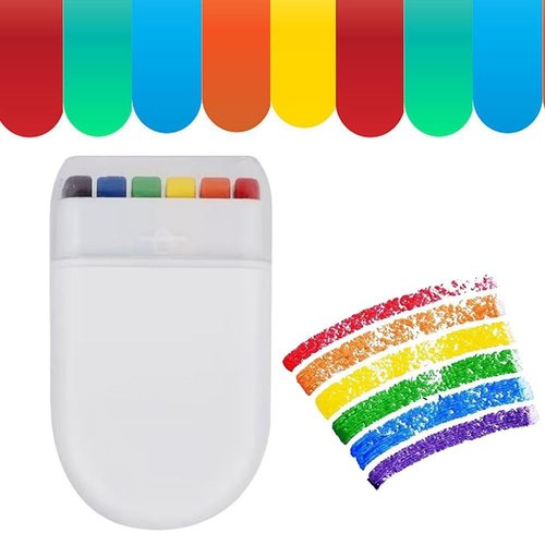 1Pc Rainbow Face Body Paint Pride Flag Color Face Paint Stick Colorful Stripe Fan Stick Body Markers for Marches Events Festival, Cosplay, Halloween Party, Craft Supplies，Body