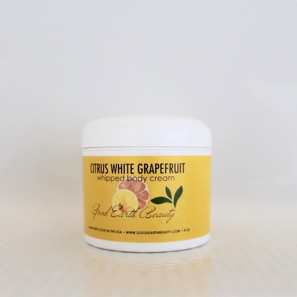 Good Earth Beauty Body Cream - Citrus White Grapefruit - Natural - 4 Ounce