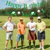 Gifloon Pre-Strung Golf Happy Birthday Banner, NO-DIY Golf Sports Theme Party Decorations for Kids and Adults, Green