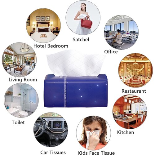 Soft Facial Napkins, Toilet Paper, Bag Cover, Not In Box, Disposable Facial Tissue, White Facial Paper Tissue, Material Native Wood Pulp Fiber NOT COTTON, 4-Ply, 3 Pack, 360 Sheet per Pack