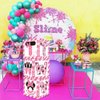 TONIFUL Pink Mouse 2nd Birthday Party Supplies Pink Balloon Box with Letters，Pink Mouse Theme Two Years Old Birthday Party Favors for Girls Second Birthday Decoration