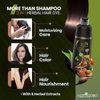 DMXYMOGO Magic Hair Dye Shampoo, 3 In 1 Hair Color Shampoo ，Natural Ingredients Shampoo Black Hair Dye For Women & Men - Hair In Minutes-Long Lasting- 100% Gray Hair Coverage - Ammonia-Free - 500 Ml