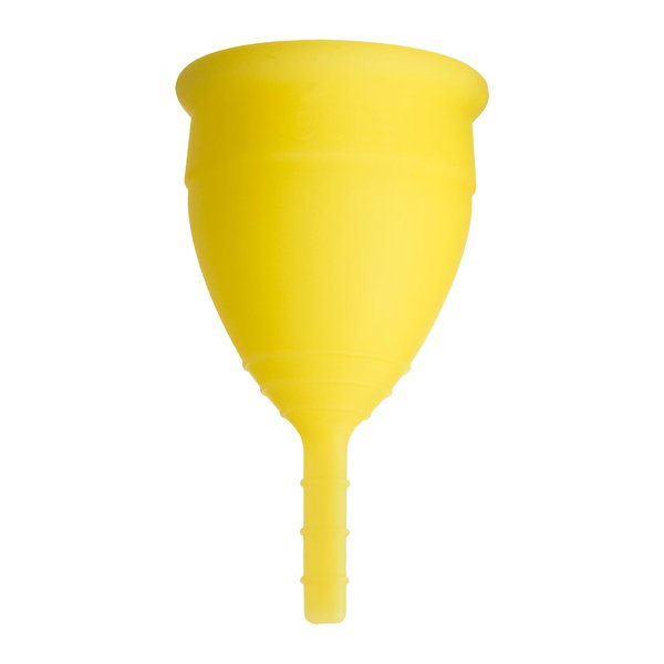 Lunette Menstrual Cup - Yellow - Reusable Model 1 Menstrual Cup for Light Flow