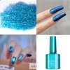 Blue Cat Eye Gel Nail Polish, 12D Royal Blue Gel Nail Polish Cat Eye, Magnetic Gel Nail Polish for Women, Magnetic Nail Polish Gel, Diamond Glitter Cats Eye Gel Nail Polish, Cateye Gel for Nail Art