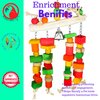 Bonka Bird Toys 1052 Big Bone Bridge Huge Natural Chew Cage Toy Parrot, Macaw, Cockatoo, Amazon, and Similar